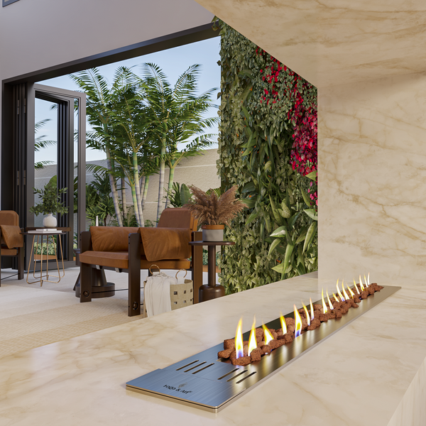 Lareira Gás Linha Clássica Modelo Bella De 70cm