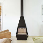 Lareira Interna De Chão De Canto Ou Meio De Parede À Lenha Em