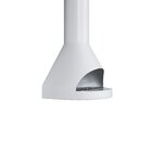 Lareira Suspensa Com Queimador Eco Inox Branco