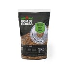 Lascas De Lenha Pessegueiro 1kg - Bom De Brasa