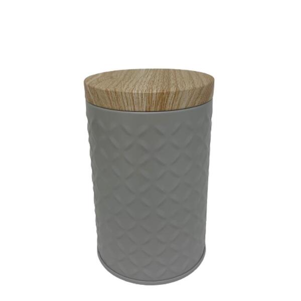 Lata De Metal Multiuso Pequena Decorativa Redonda Com Tampa