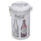 Lata Metal Round Clip Lid Coca-cola Evolution Of Bottles - Ur