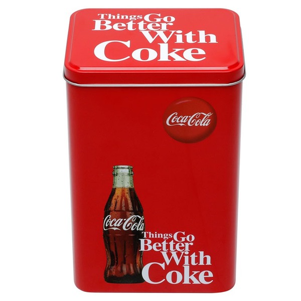 Lata Metal Square Coca-cola Better With Coke - Urban - Vermel