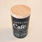 Lata Para Café De Metal Dolcci 1500ml Preta - Mai Home Preto