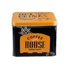 Lata Porta Cápsulas De Café Coffee House Dourado