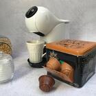 Lata Porta Cápsulas De Café Coffee House Dourado