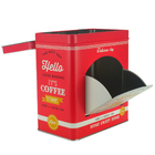 Lata Porta Cápsulas De Café Vermelha Nespresso Dolce Gusto