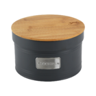 Lata Porta Condimento Matte Cookies Jumbo - Chumbo