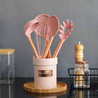 Lata Porta Utensílios De Cozinha Redondo Rosa Rosegold Fosco