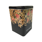 Lata Pote Decorativa Quadrada Café, Macarrão E Cereais Kit Co