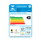 Lava e Seca 10,2 Kg Midea Storm Wash Inverter Tambor 4D Prata