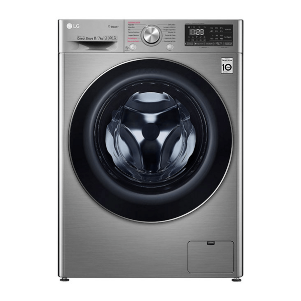 Lava E Seca Lg 11kg Smart Aço Escovado Vc4 Cv5011ts4a – 220 V