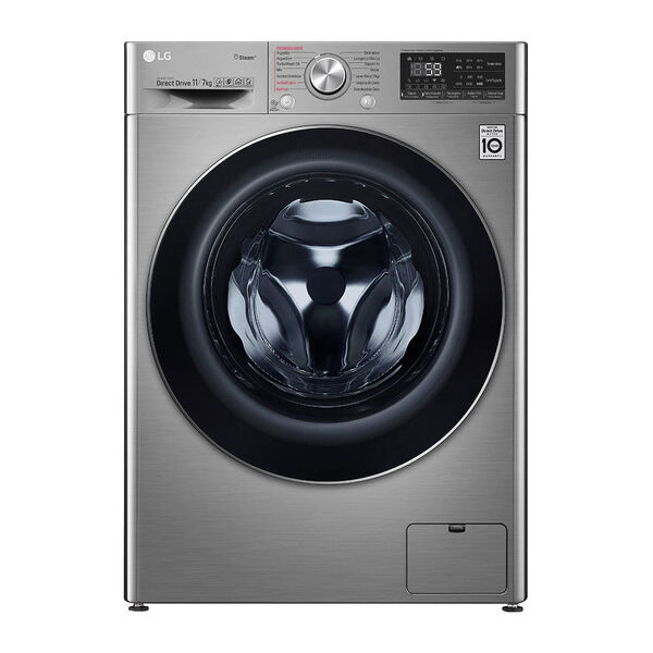 Lava E Seca Lg Vivace Vc3 11 Kg Aço Escovado – 127 Volts