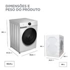 Lava e Seca Midea 11L 127V (110V) Branco MF201D110WB/WK-01