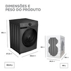 Lava E Seca Midea Slim Healthguard 11kg/7kg Titanium Conectad