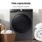 Lava E Seca Samsung 13kg Wd13t 3 Em 1 Com Ecobubble Wd13t704d