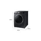 Lava E Seca Samsung Qdrive 14kg Black Inox 220v Wd14tp34dsbfaz