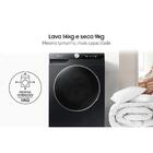 Lava E Seca Samsung Qdrive 14kg Black Inox 220v Wd14tp34dsbfaz