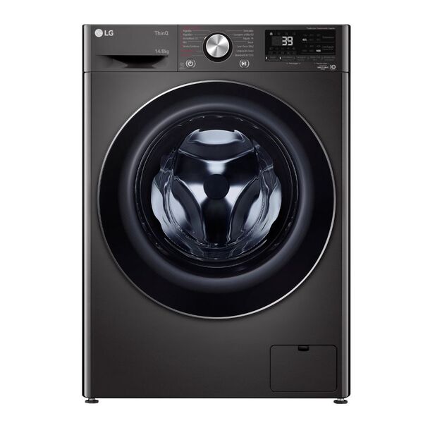Lava E Seca Smart Lg Vc2 Cv9014bc2 14kg Aço Escovado Preto Co
