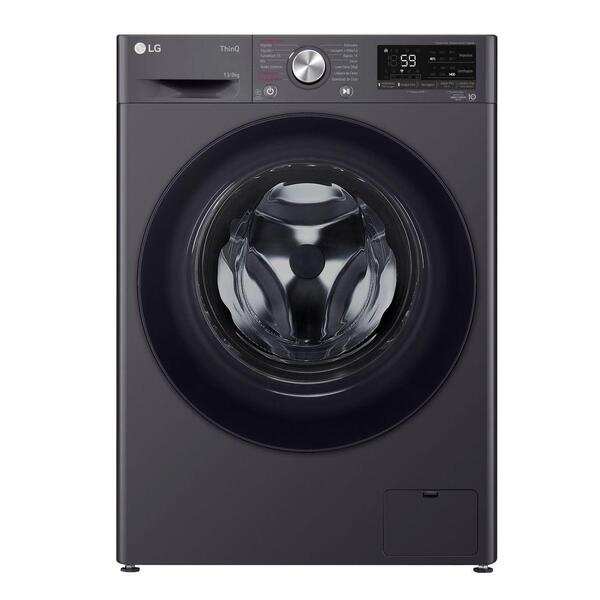 Lava E Seca Smart Lg Vc4 13kg Titanium 110v Cv5013bc4