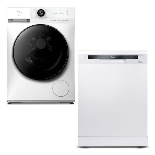 Lava E Seca midea healthguard Conectada 10,5kg branca Mf200d1