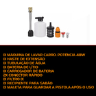 Lava Jato Profissional De Alta Pressão Sem Fio Recarregável