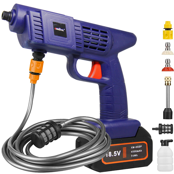 Lava Jato Profissional De Alta Pressão Sem Fio Recarregável