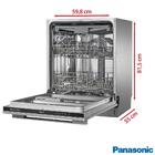Lava Louça Panasonic 15 Serviços Inox Np-6m2ftkbrp - 220v