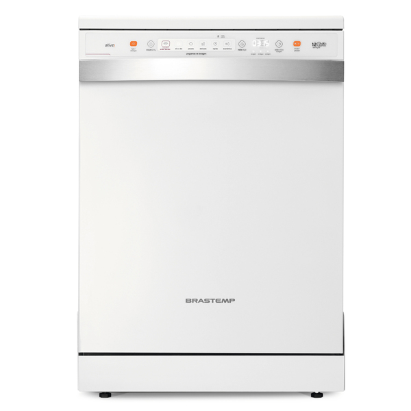 Lava Louças 12 serviços Brastemp Branca com Ciclo Pesado 220V