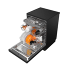 Lava-Louças 14 Serviços Preta com Ciclo Pesado 220V BLF14BEBNA Brastemp