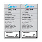 Lava Louças 14 Serviços Preta Midea Dwa14p2 - 220v