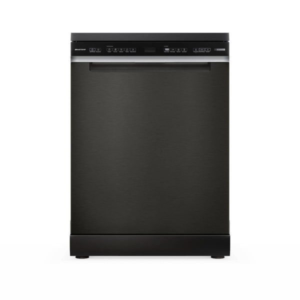 Lava Louças 15 Serviços Black Inox 220V Eclipse Collection BLF62APBNA Brastemp