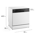 Lava-Louças 8 Serviços Branca Lava e Seca 127V (110V) LB08E Electrolux