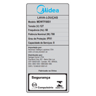 Lava-Louças 8 Serviços Cinza Touch 127V (110V) MDWTF08S1 Midea