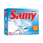 Lava-Louças em Tabletes Samy 250g 12 Unidades