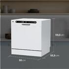 Lava Louças Hq Digital 8 Serviços Branca Hq-ll8db2 220v