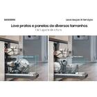 Lava-louças Samsung Inox Preta 14 Serviços 110v Dw60c7050fg/az