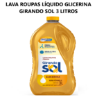 Lava Roupas Líquido Girando Sol 3 Litros Glicerina