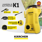 Lavadora de Alta Pressão Karcher K1 220V pressão 1600 libras e vazão 280 litros por hora