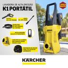 Lavadora de Alta Pressão Karcher K1 Portátil 127V pressão 1600 libras e vazão 280 litros por hora