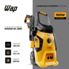 Lavadora De Alta Pressão 1500w 1750psi Wap Ousada Wl 2600 127v