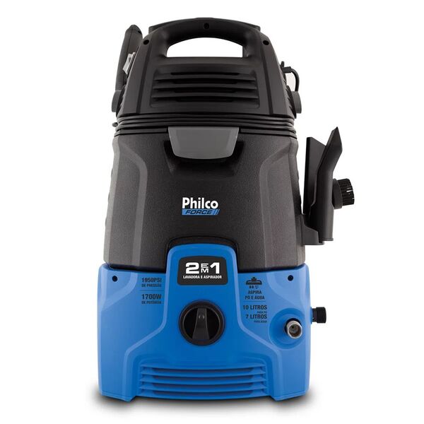 Lavadora De Alta Pressão E Aspirador Philco Force Azul 2 Em 1