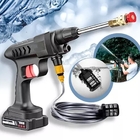 Lavadora De Alta Pressão Portátil Recarregável Para Carros E