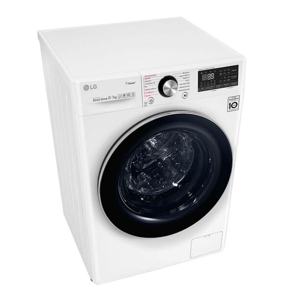 lavadora e secadora lg smart motor inverter vc2 11kg branca 220v