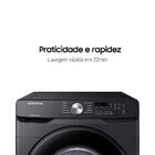 Lavadora Samsung Wf17t 17kg Black Inox 127v