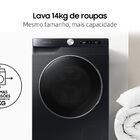 Lavadora Samsung Ww14t  Lavagem Inteligente E Ecobubble Black