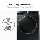 Lavadora Samsung Ww14t  Lavagem Inteligente E Ecobubble Black