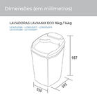 Lavadora Suggar Lavamax Eco 16 Kg Branca 220v Le1602br