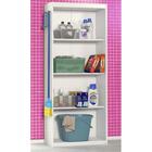 Lavanderia Armário Branco Com 4 Prateleiras Lavanderia