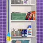 Lavanderia Armário Multiuso Porta Brinquedos Branco